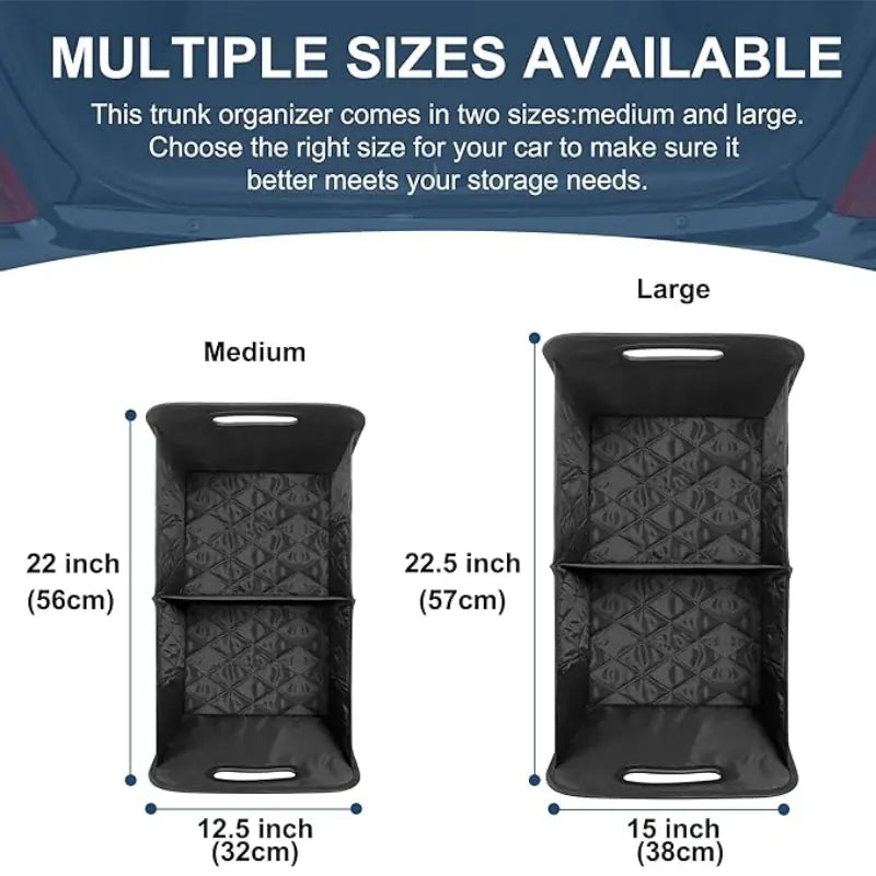 50L Waterproof Polyester Trunk Storage Box for Cars