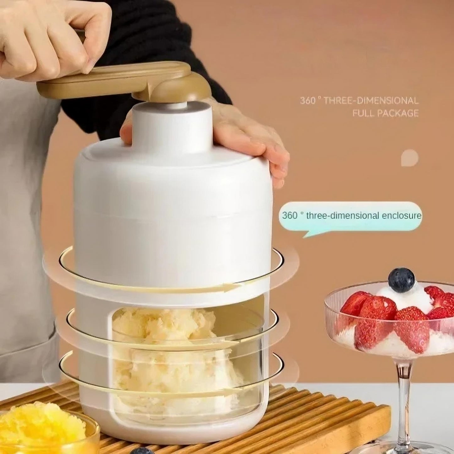 Ice Crusher Slushie Maker