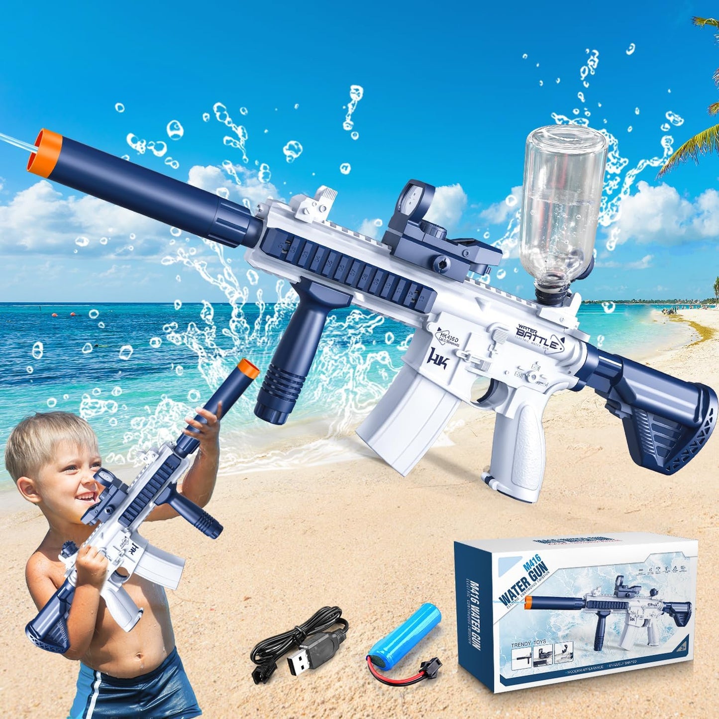 Neu Elektrische Wasserpistole Automatische Spritzpistole